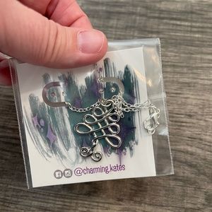 Celtic Christmas Tree Necklace with 24" chain